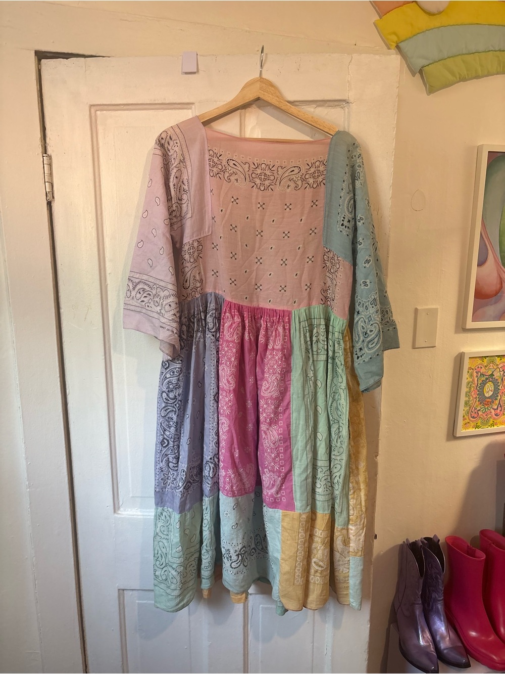 Psychic Outlaw Maxi Bandana Dress One Size